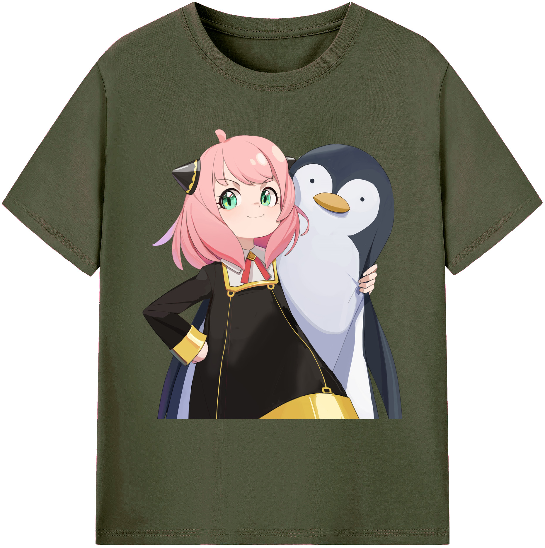 （画像用） SPY×FAMILY间谍家家酒 綿100％ メンズ半袖Tシャツ｜肌触りやわらか＆通気性